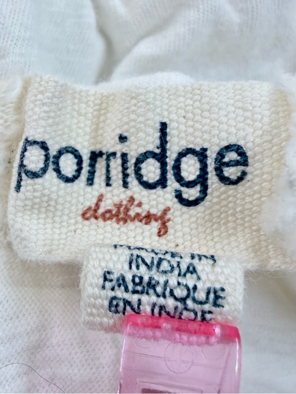 Anthropologie Porridge "Freya" White Eyelet Smocked Off-Shoulder Top - S - Picture 9 of 15